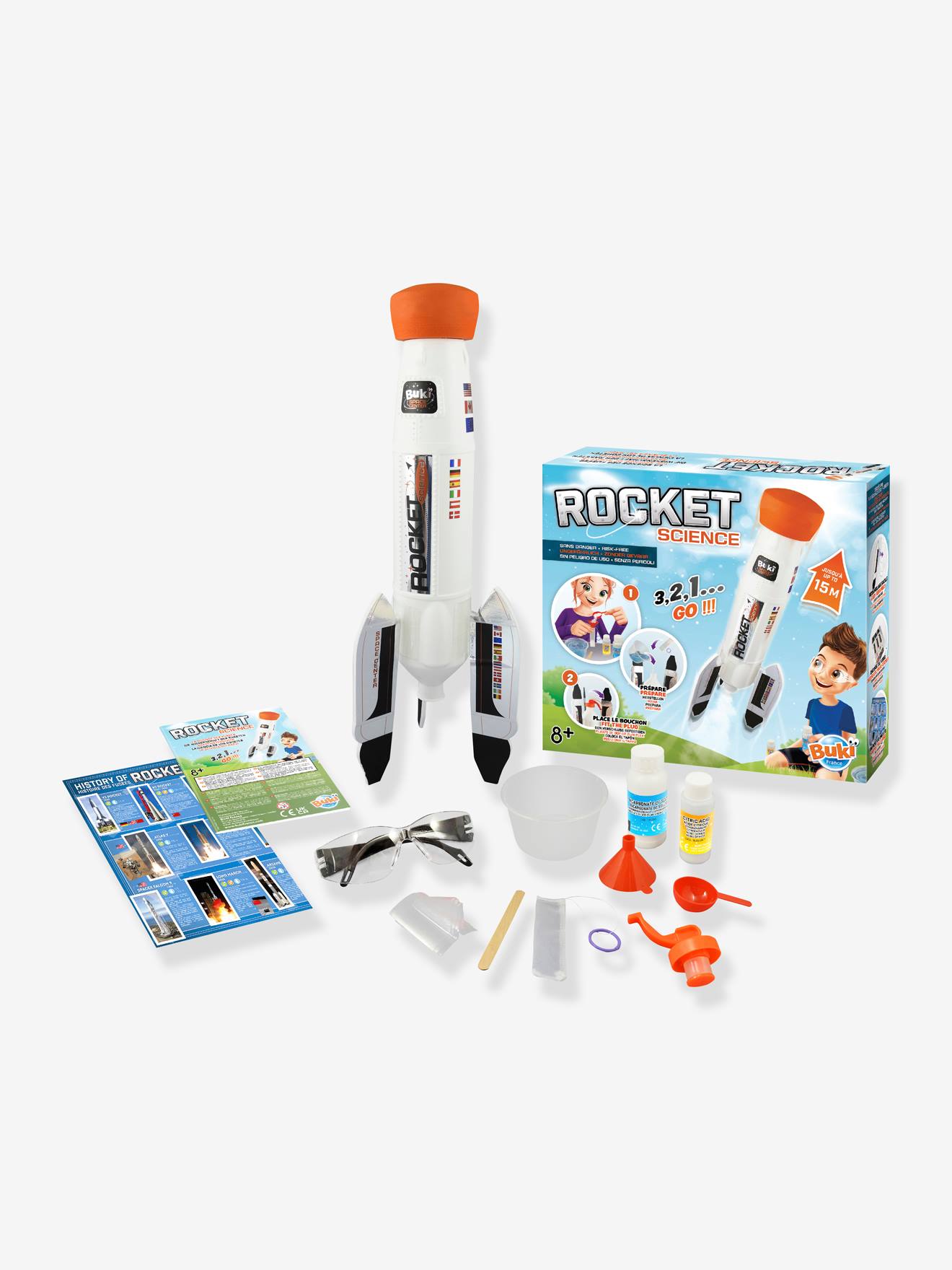 Buki Raketenbauset ROCKET SCIENCE BUKI - weiß