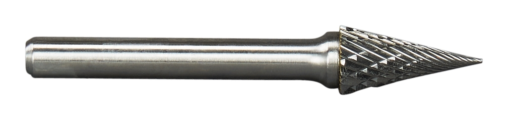Accessoires Makita B-52847 HM Fraise conique 6 mm à tête pointue pour acier inoxydable