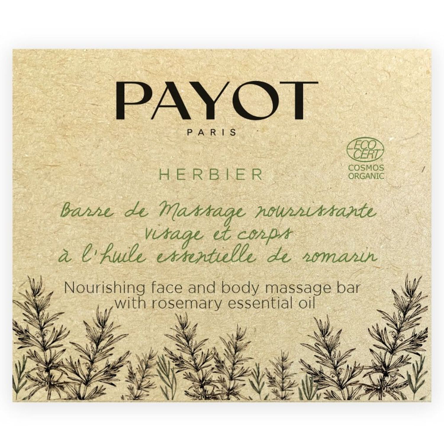 Payot Herbier Barre de Massage Nourrissante Visage et Corps