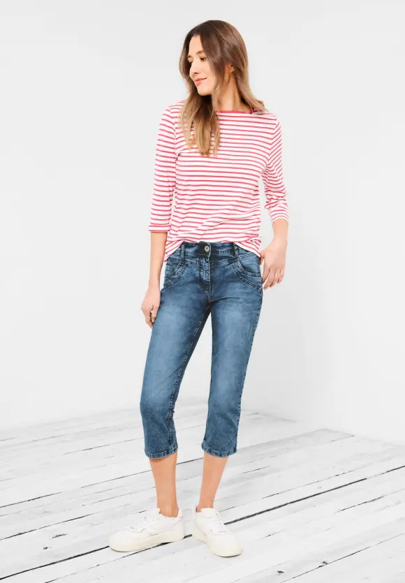 CECIL Casual Fit Jeans in 3/4