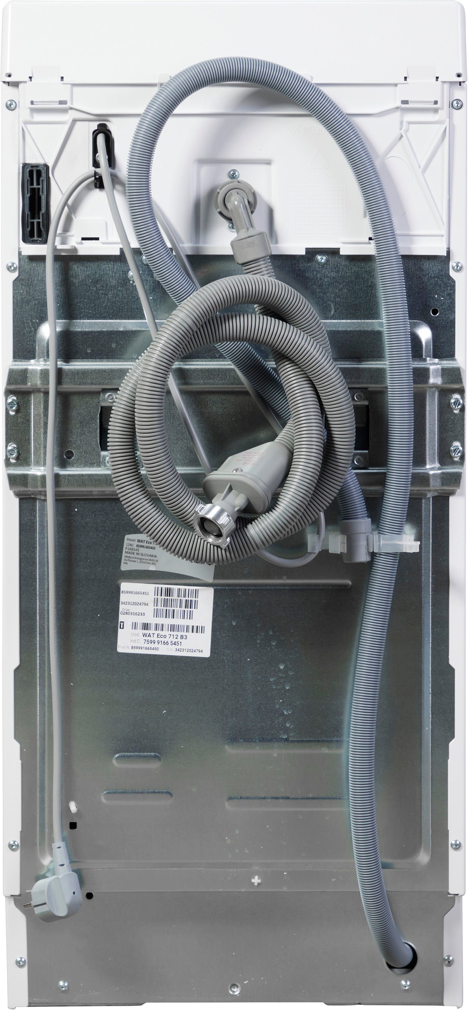 BAUKNECHT Waschmaschine Toplader WAT Eco 712 B3, 7 kg, 1200 U/min