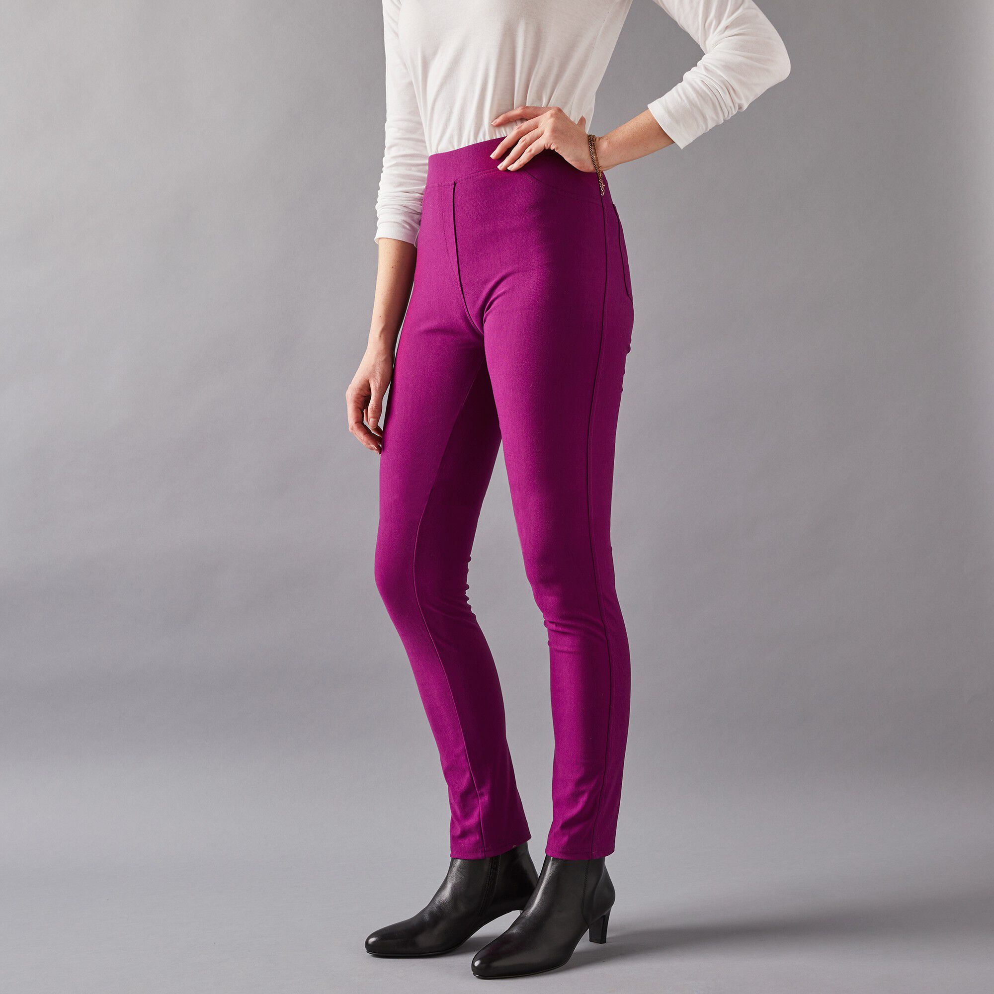 Jegging maille uni