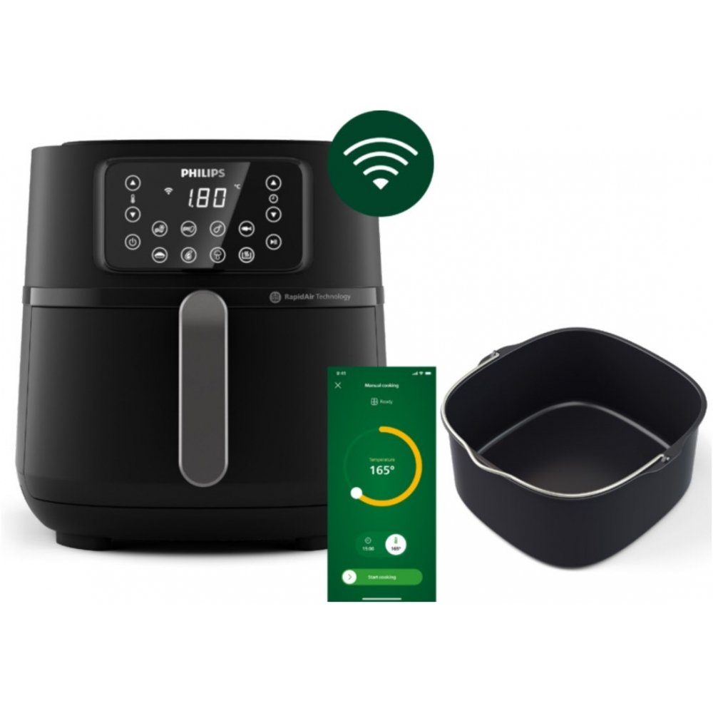 Philips Heißluftfritteuse HD9285/93 Connected Airfryer XXL - Heißluftfritteuse - schwarz