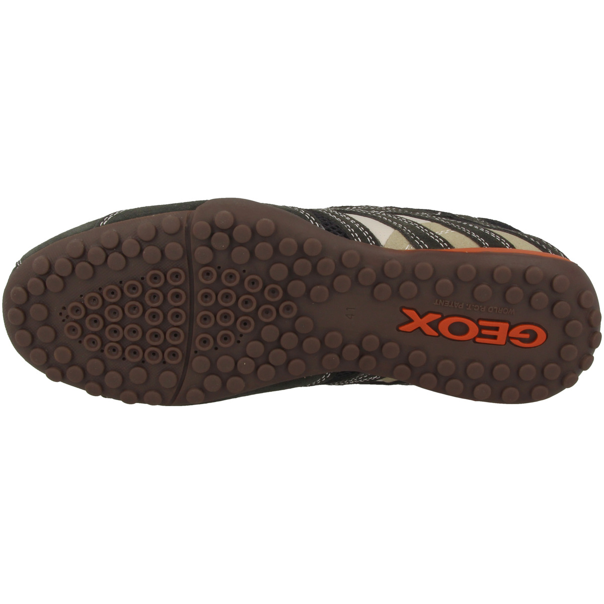 Geox Snake Sneaker Low dunkelgrau
