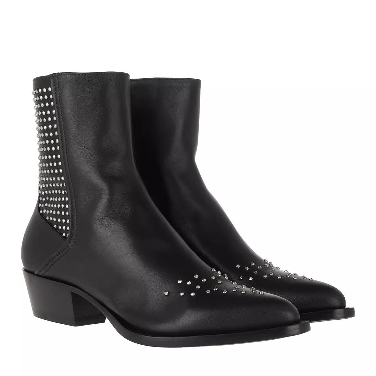 HUGO BOSS Stiefeletten schwarz Biker Boot