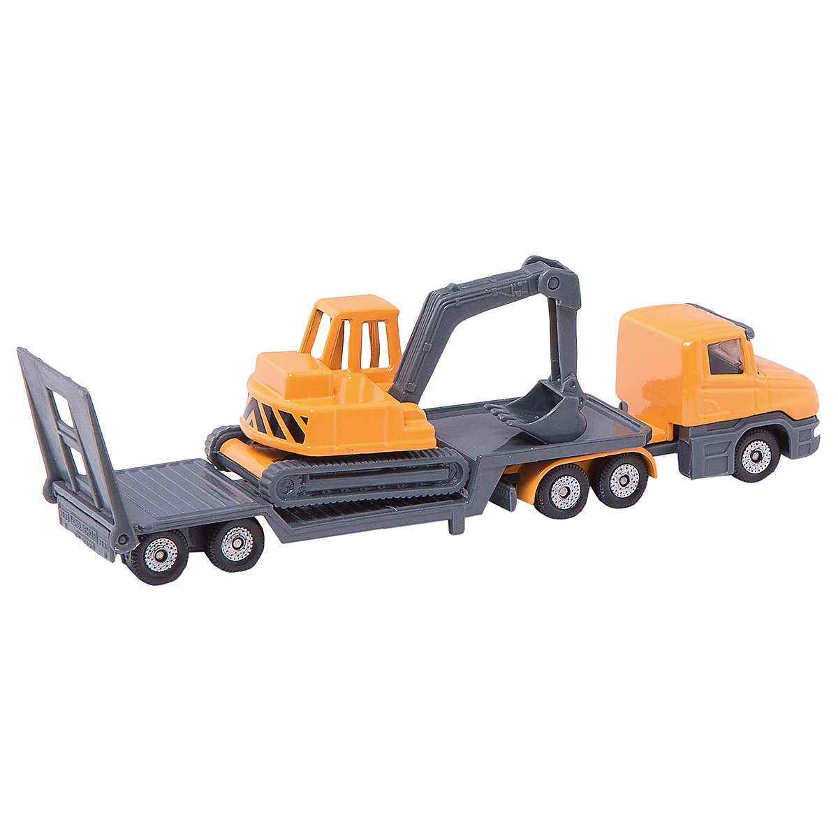 SIKU 1611 Tieflader mit Bagger