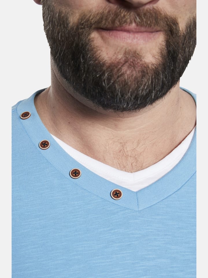 Charles Colby T-Shirt EARL KENDRAYK in blau günstig kaufen