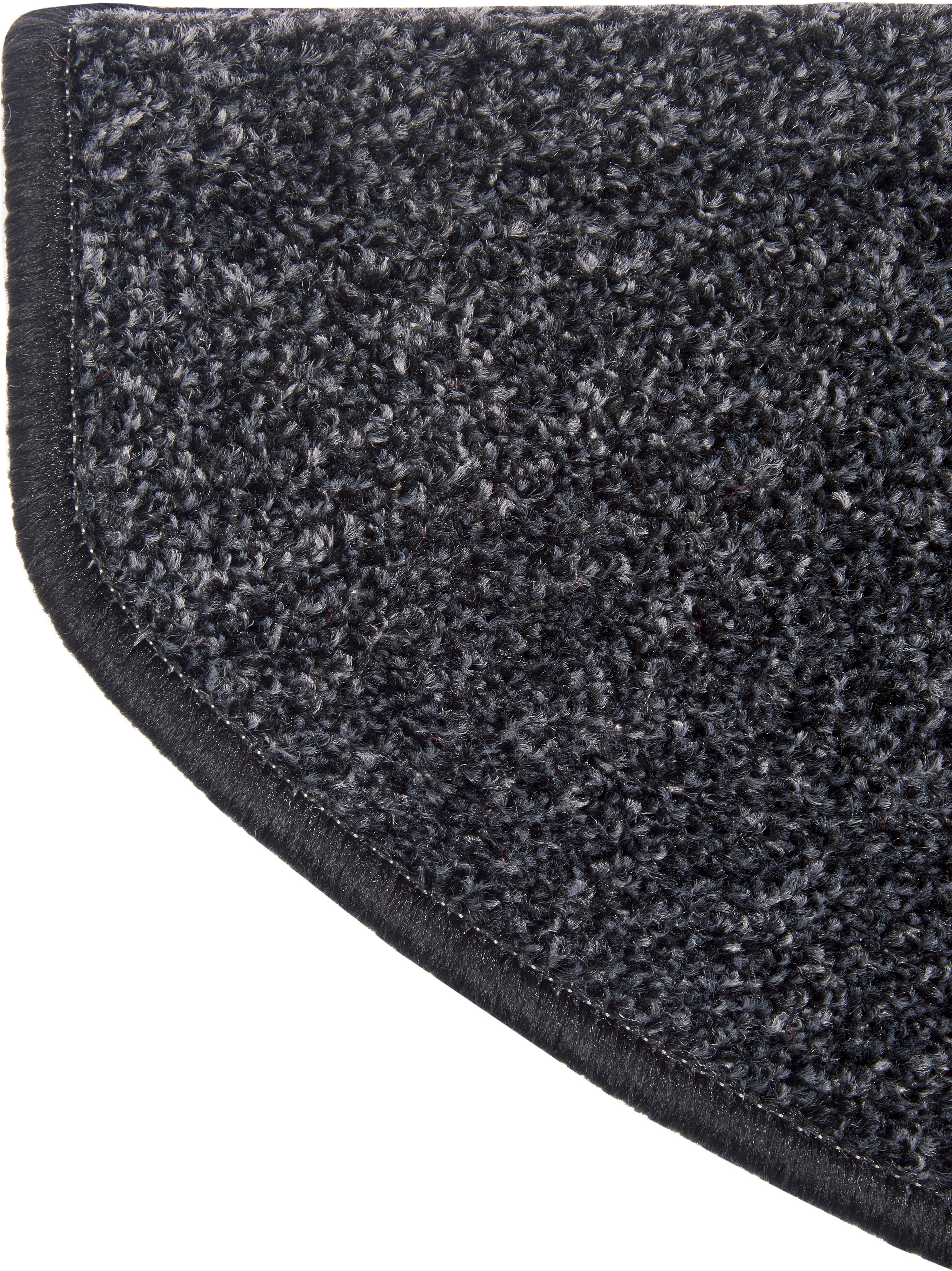 Stufenmatte Liberty, Hanse Home Exclusiv, halbrund, Höhe: 7 mm, Uni, robust, kräftige Farben, Meliert, Treppe, Gekettelt, 15 er Set