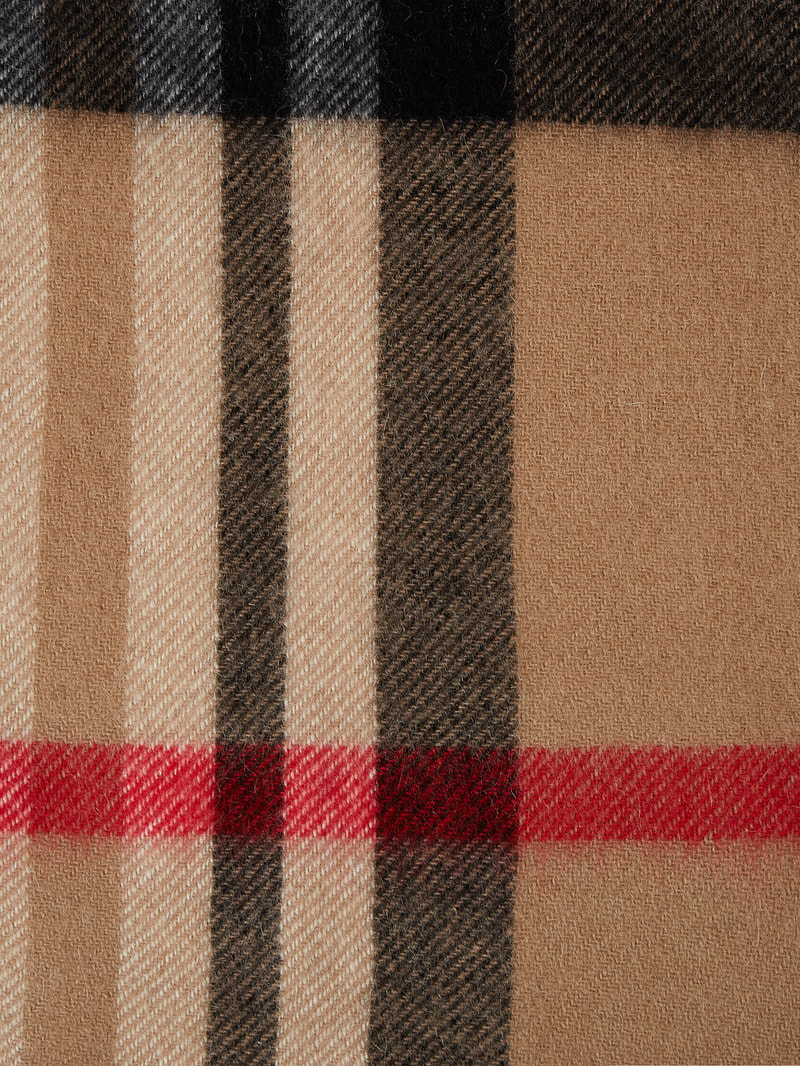 Schal aus Kaschmir in taupe