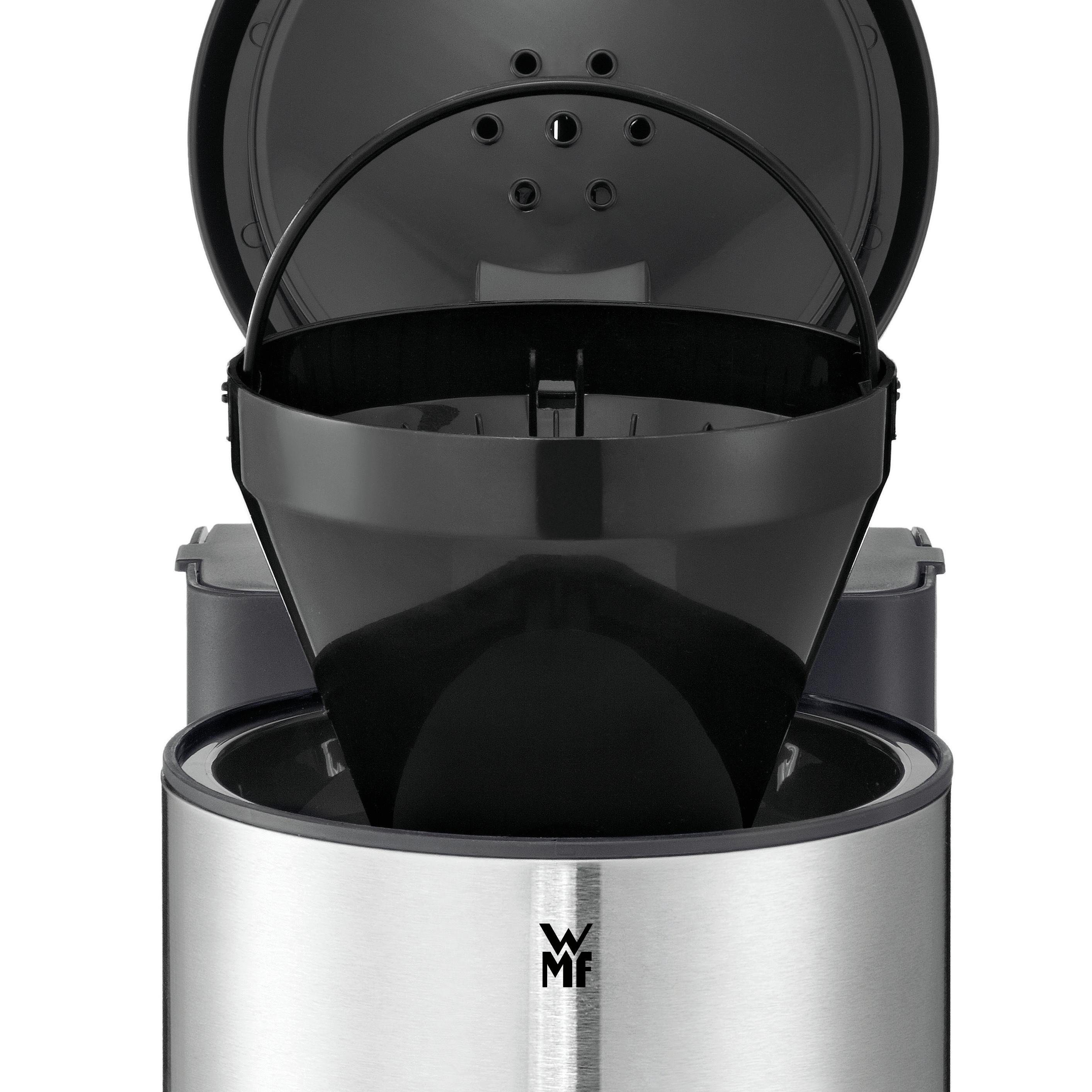 WMF Filterkaffeemaschine Stelio Aroma, 1.25l Kaffeekanne, 1x4, 10 Tassen, Tropf-Stopp, Abschaltautomatik