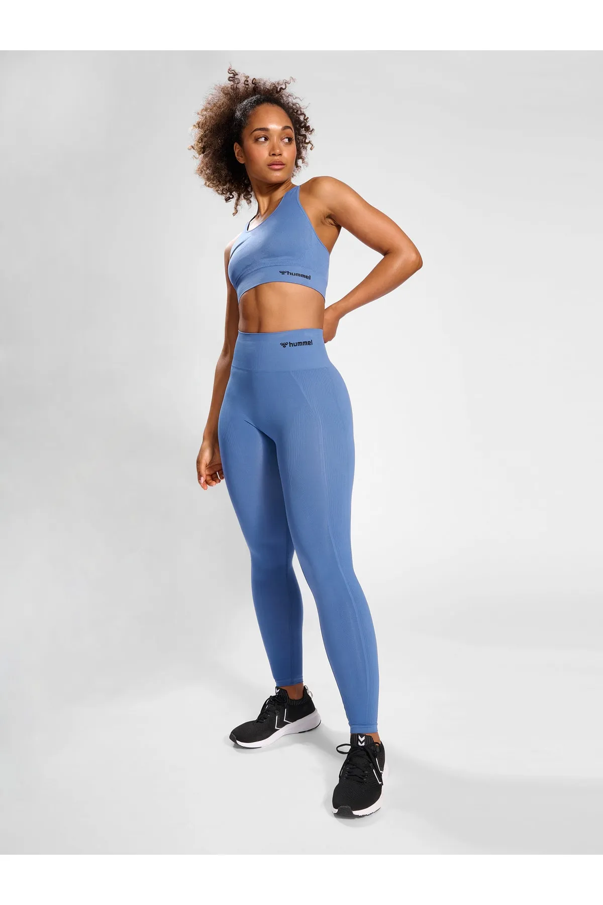 hummel  Sport-Leggings - Dunkelblau - Mittlerer Bund