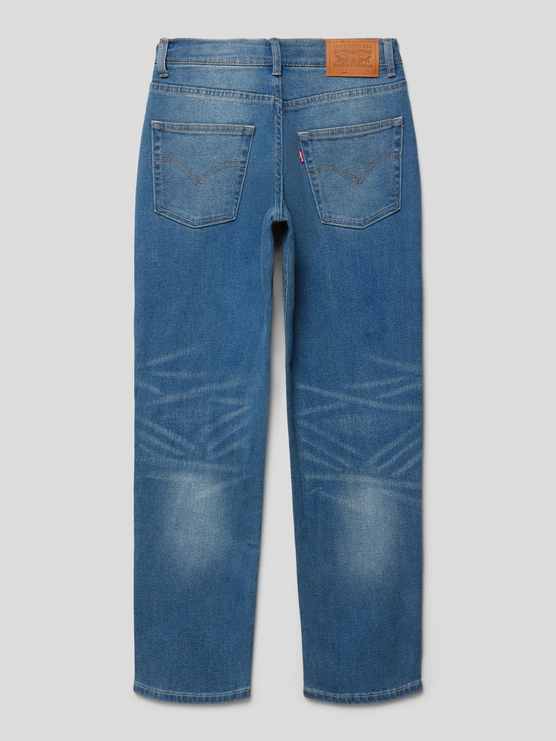 Relaxed Fit Jeans im 5-Pocket-Design Modell 'STAY BAGGY TAPER' in blau