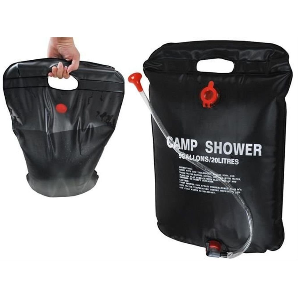 MC Star Solardusche Campingdusche 20L Dusche Outdoordusche Solar Tasche Dusche