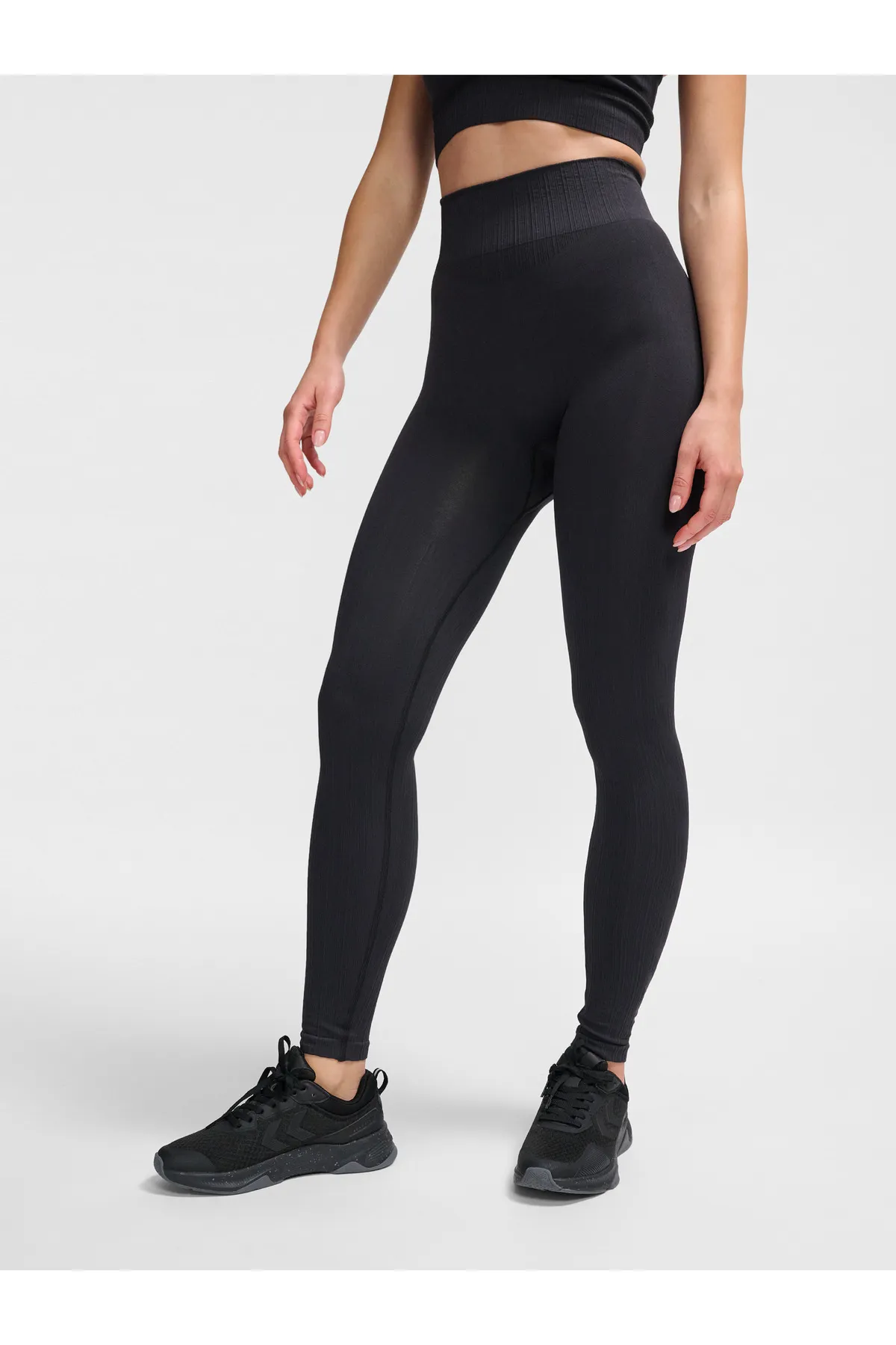 hummel  Sport-Leggings - Schwarz - Mittlerer Bund