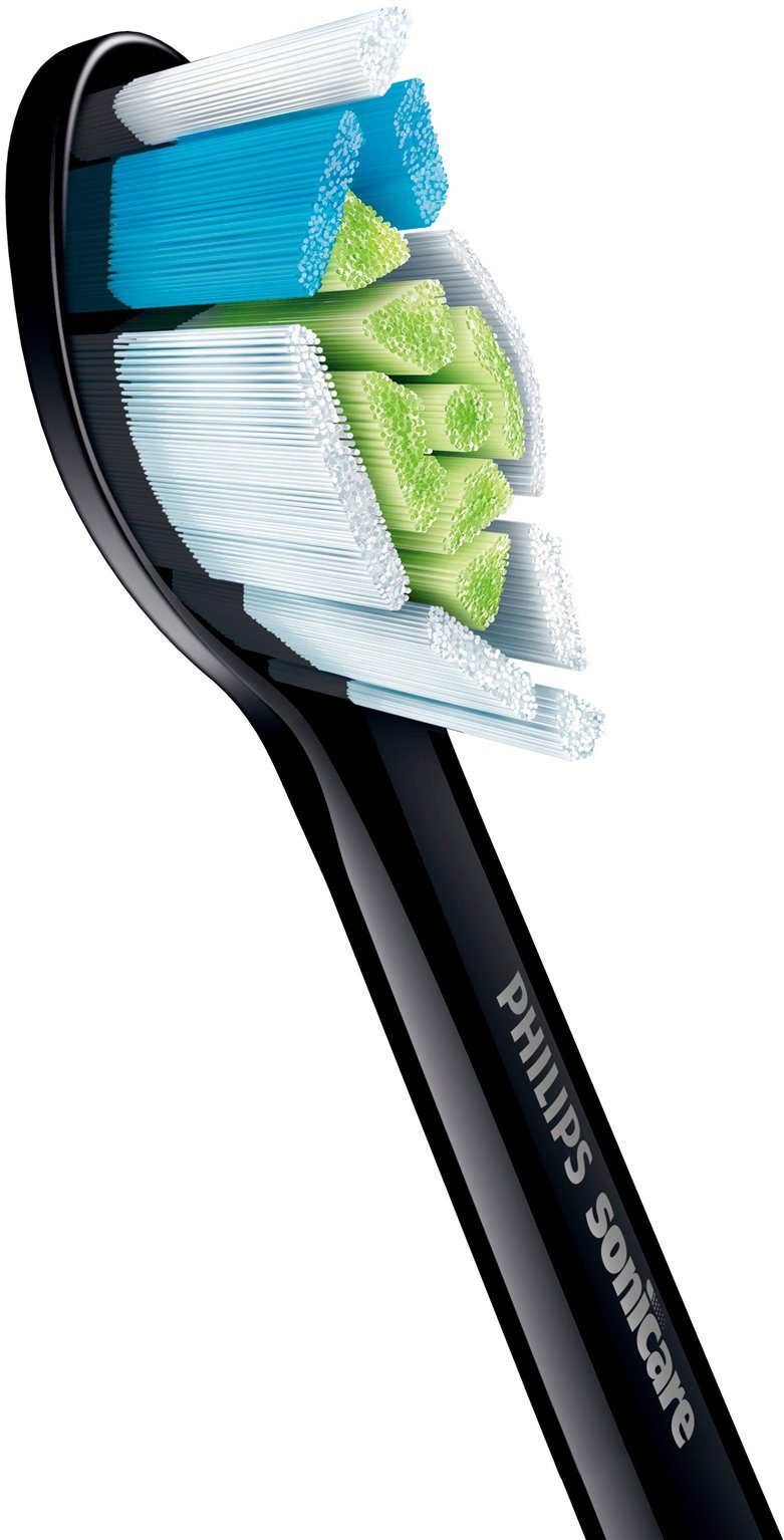 Philips Sonicare Aufsteckbürsten W2 Optimal White HX6068/13, mit der Bürstenkopferkennung, innovativer Sonicare-Schalltechnologie