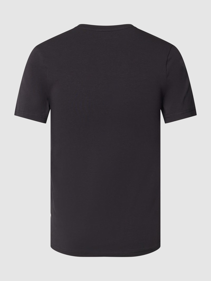 T-Shirt im 2er-Pack Modell 'ESSENTIALS' in schwarz
