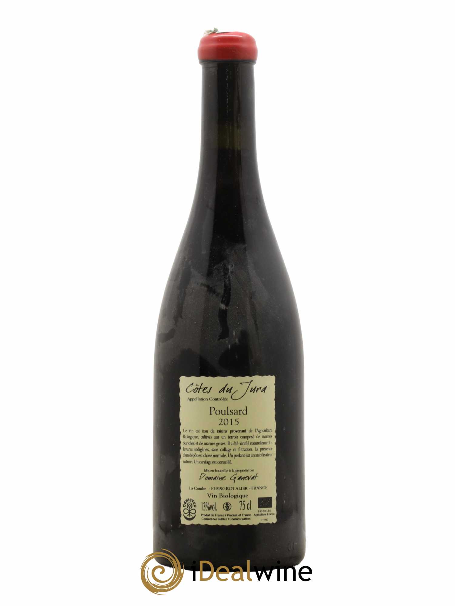 Côtes du Jura Cuvée de l'Enfant Terrible Jean-François Ganevat (Domaine)  2015 - Lot de 1 Bouteille