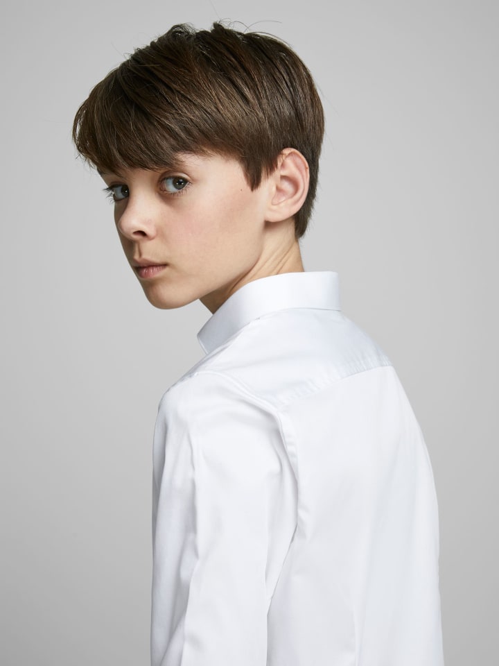 JACK & JONES Junior Hemd in white günstig kaufen