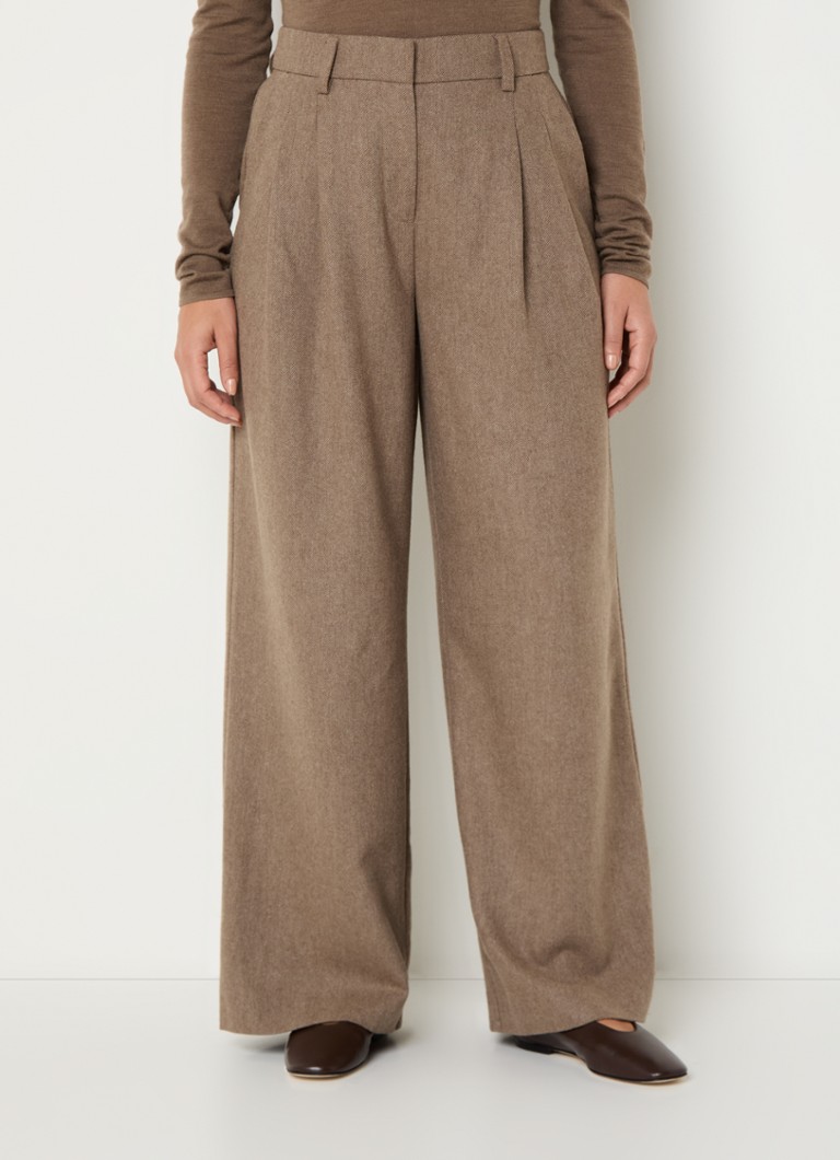 Pantalon MSCH Copenhagen taille haute coupe large avec poches latérales
