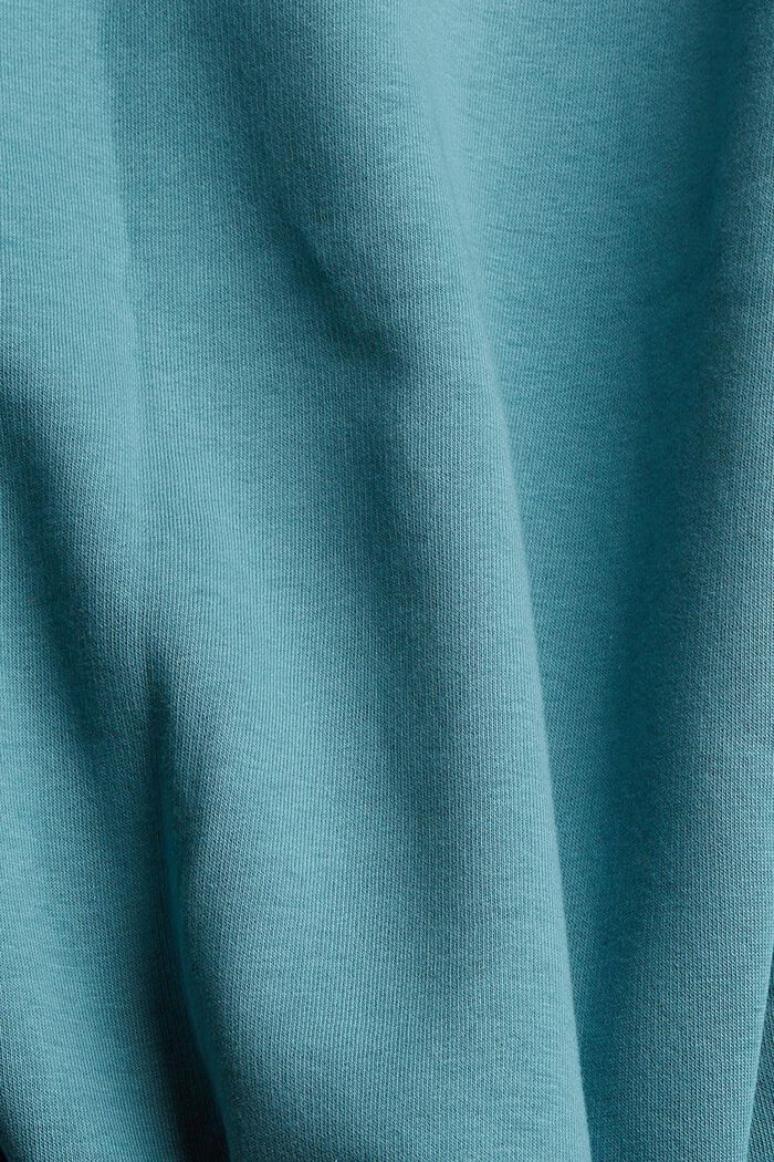 Recycelt: Sweatshirt-Hoodie mit Print