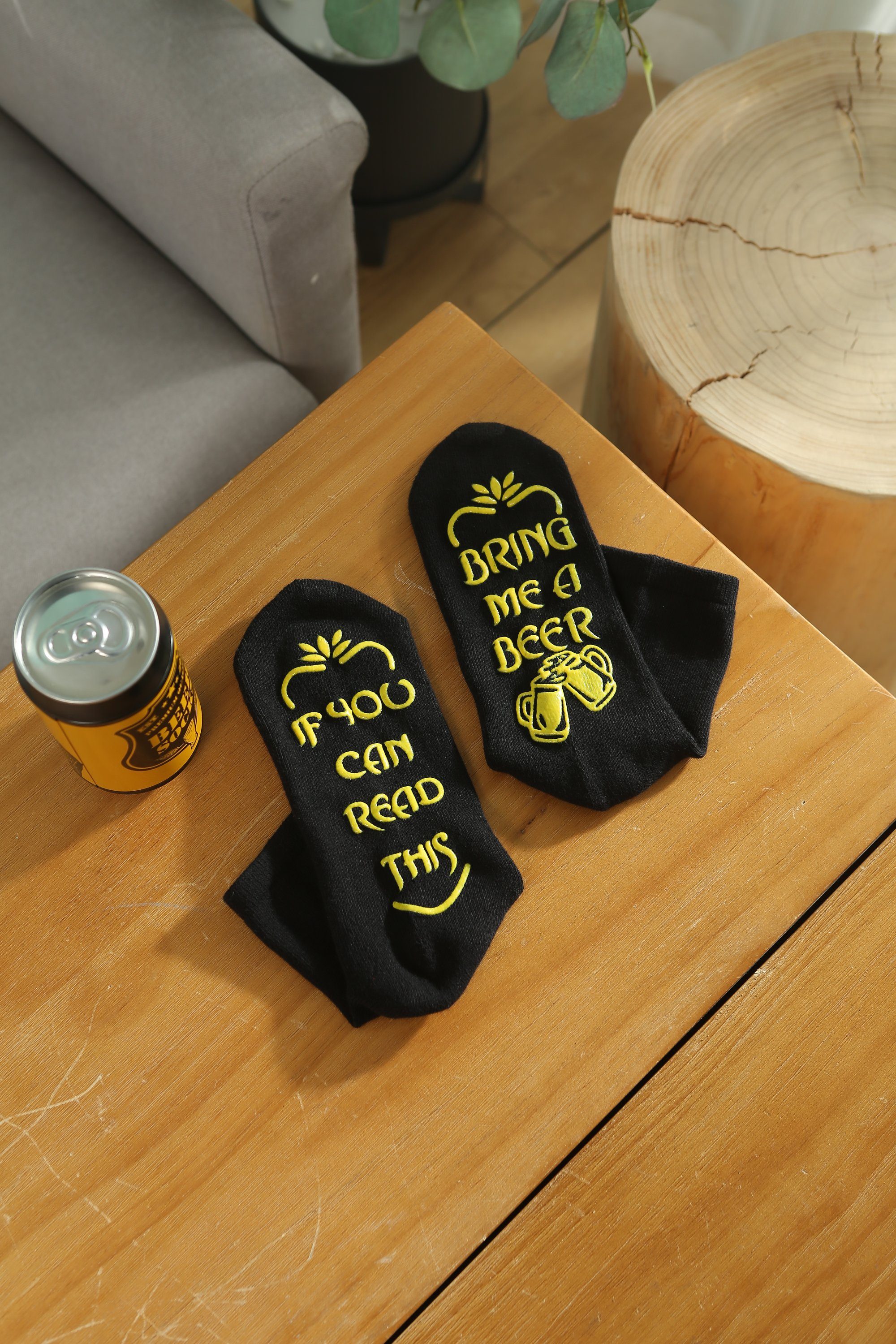 Lucadeau Socken mit Spruch 