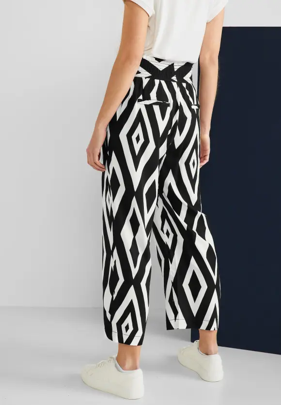 Street One Loose Fit Hose mit Print