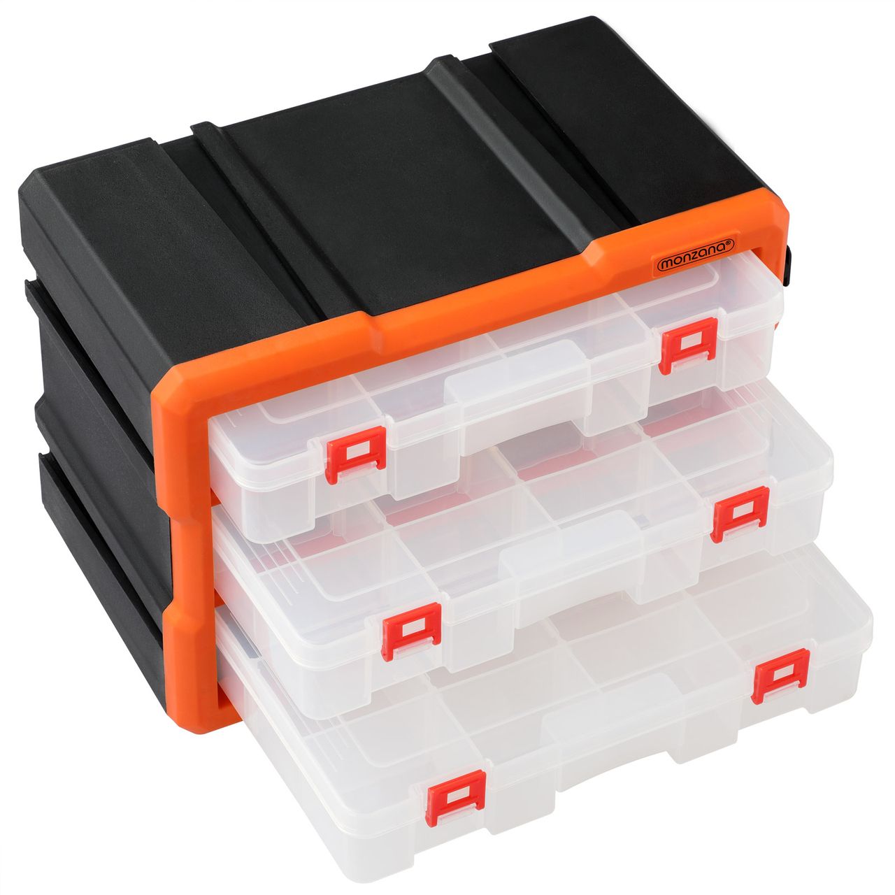 Casaria monzana® Kleinteileorganizer MW1803 29,5x16x19,5cm 36 Fächer