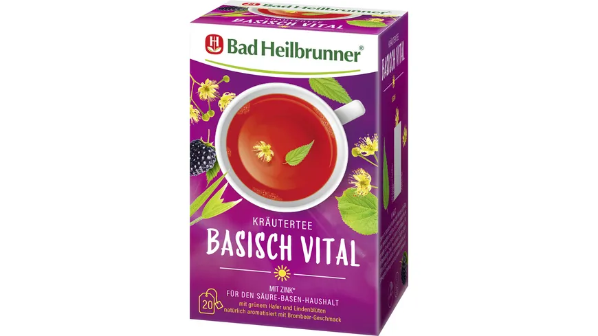 Bad Heilbrunner Basisch Vital Tee 40 g