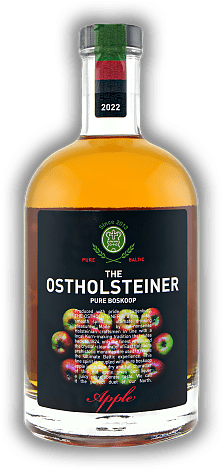 The Ostholsteiner Apple 2022 The Ostholsteiner Apple 2022 Eine einzigartige Interpretation des Apfelkorn - Likör mit Apfelsaft und Weizenkorn. 0,7	 Liter - Vol 25%