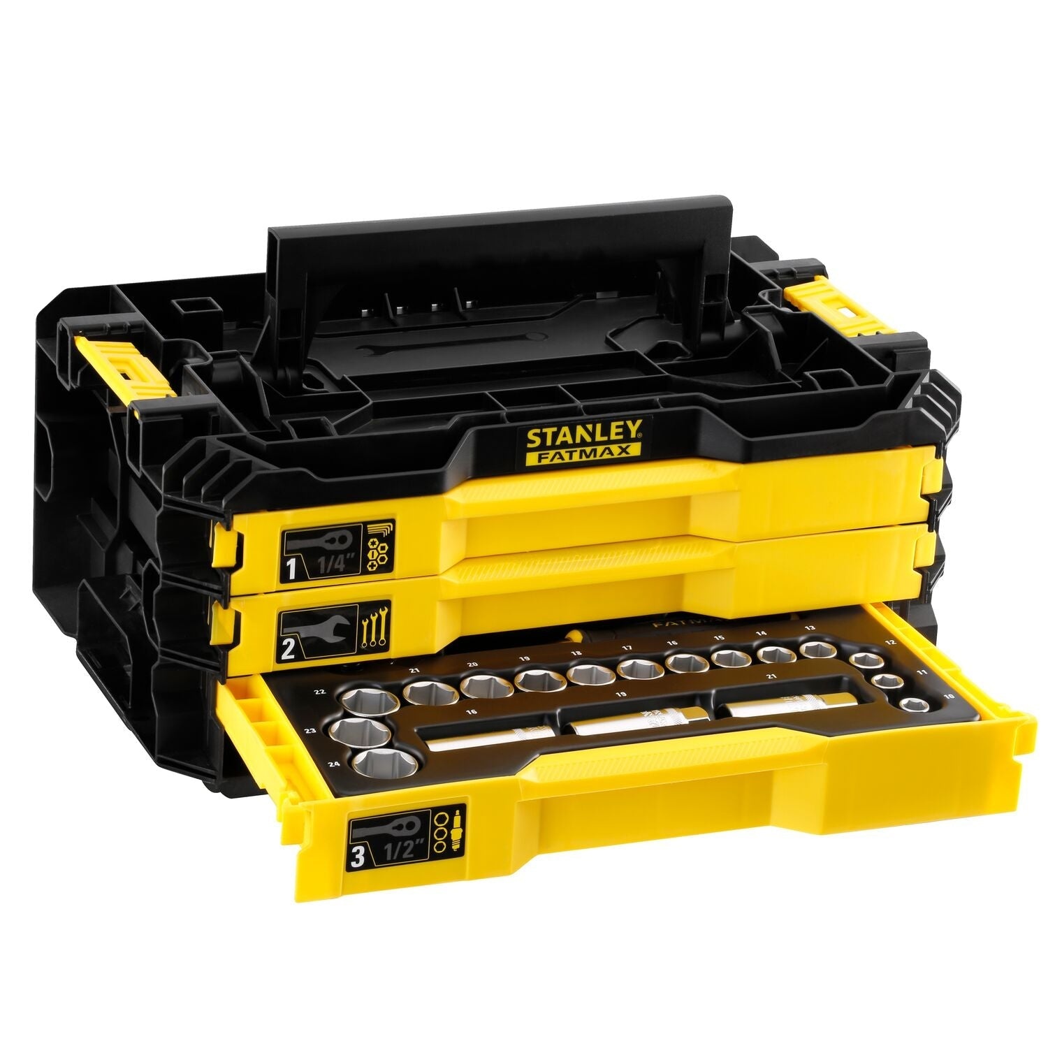 Stanley FMMT98107-1 PRO-STACK fylld väska 126 delar