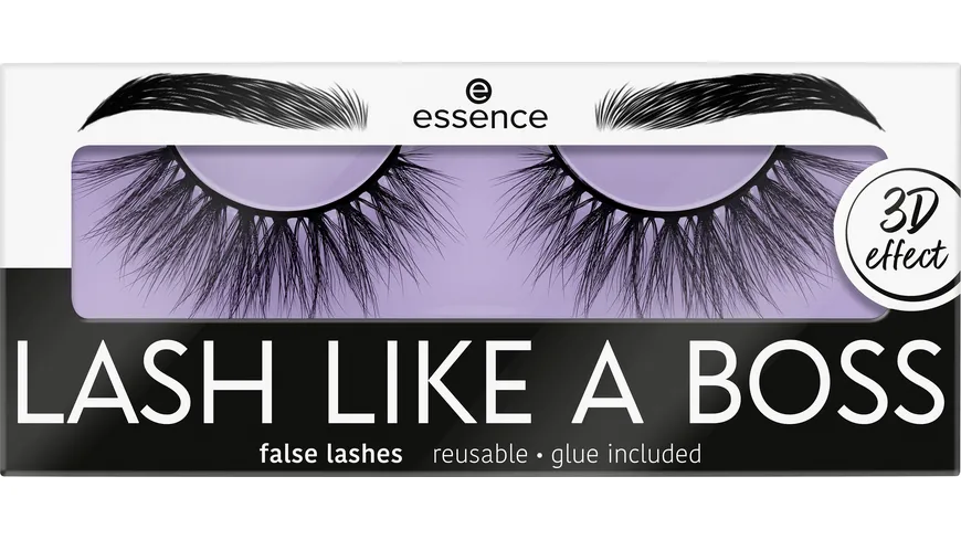 essence LASH LIKE A BOSS false lashes Limitless