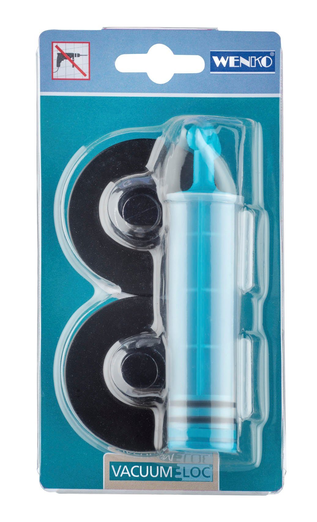 WENKO Eckregal Vacuum-Loc® Classic Plus Black, 2 Körbe
