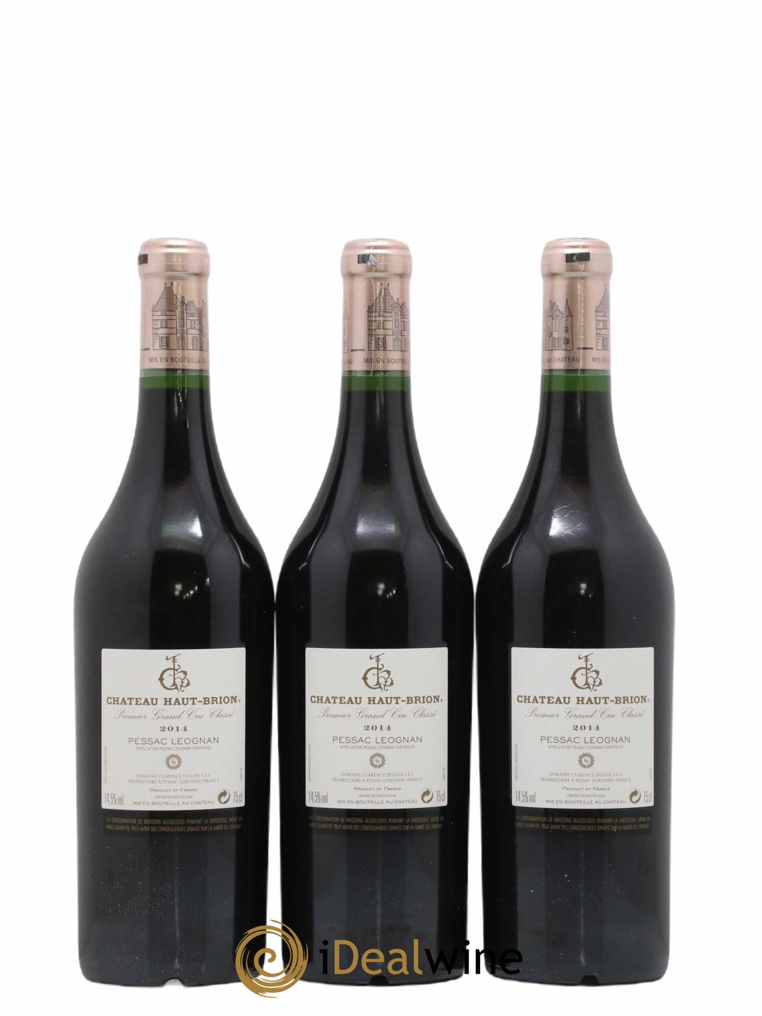 Château Haut Brion 1er Grand Cru Classé  2014 - Lot de 6 Bouteilles