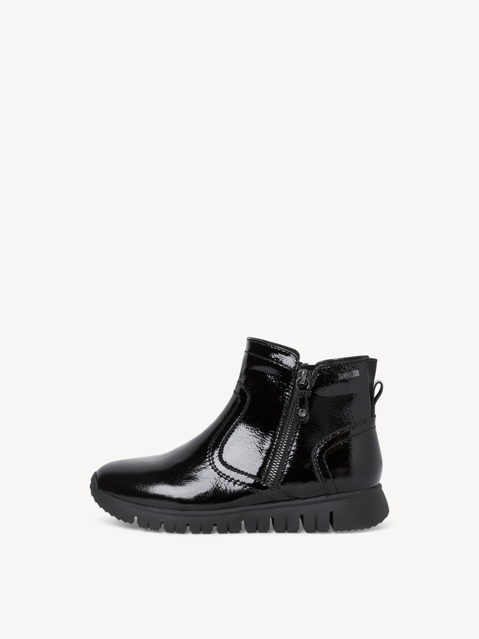 Bottine en cuir - noir