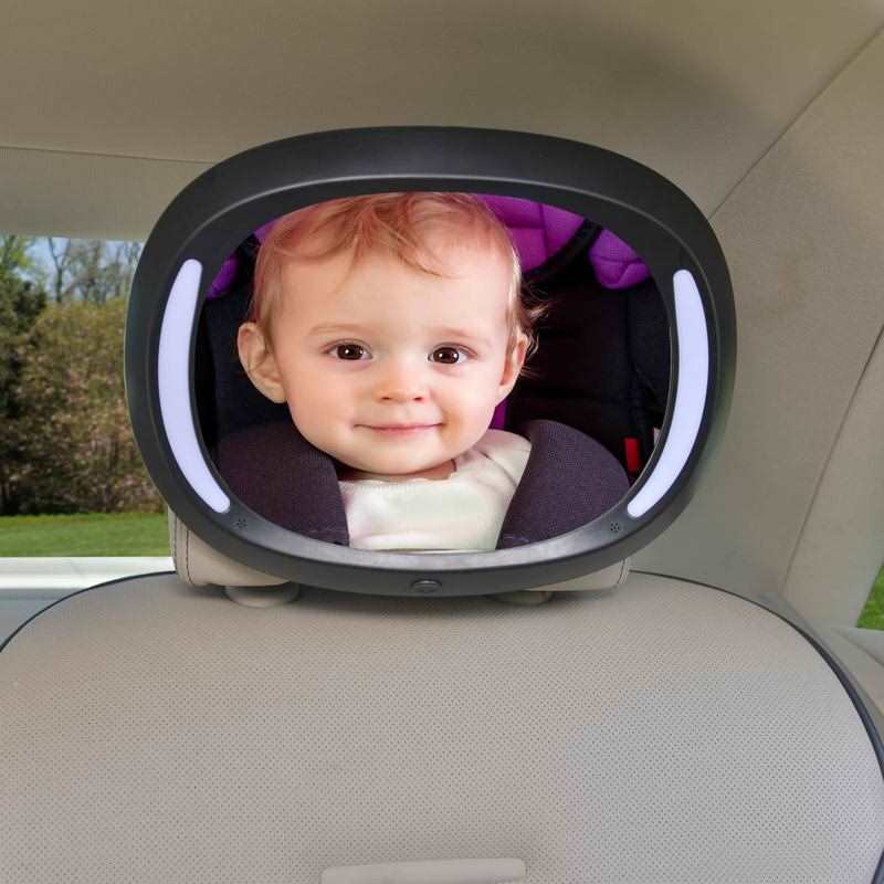 Miroir de voiture avec lumière LED Altabebe