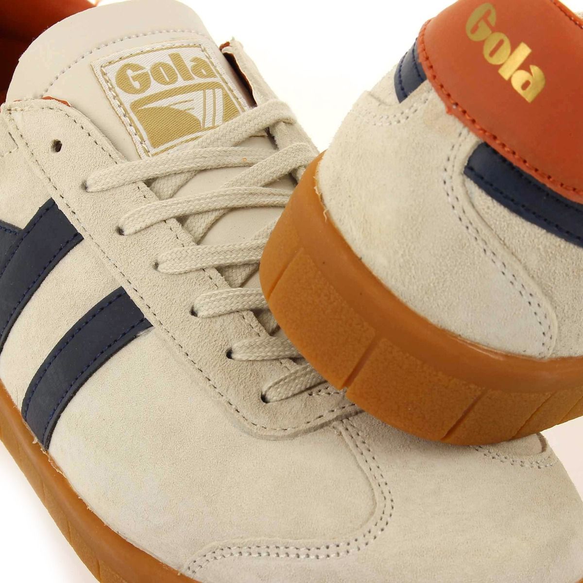 Gola  HURRICANE SUEDE CMB046 - Ivoire