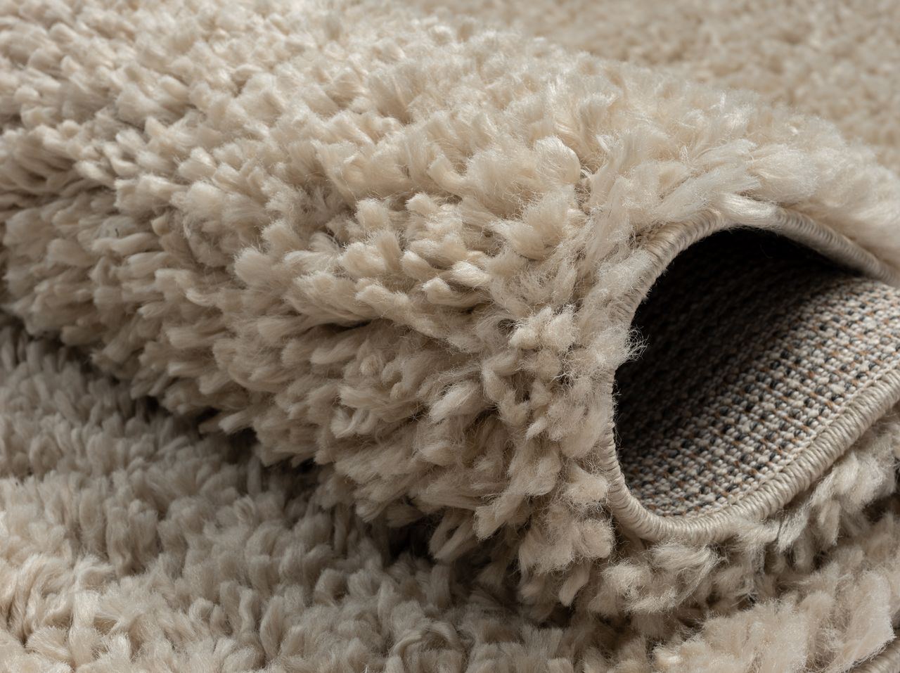 MyFlair Teppich Elodie, 60cm x 90cm, Farbe Beige, rechteckig, Florhöhe 37mm