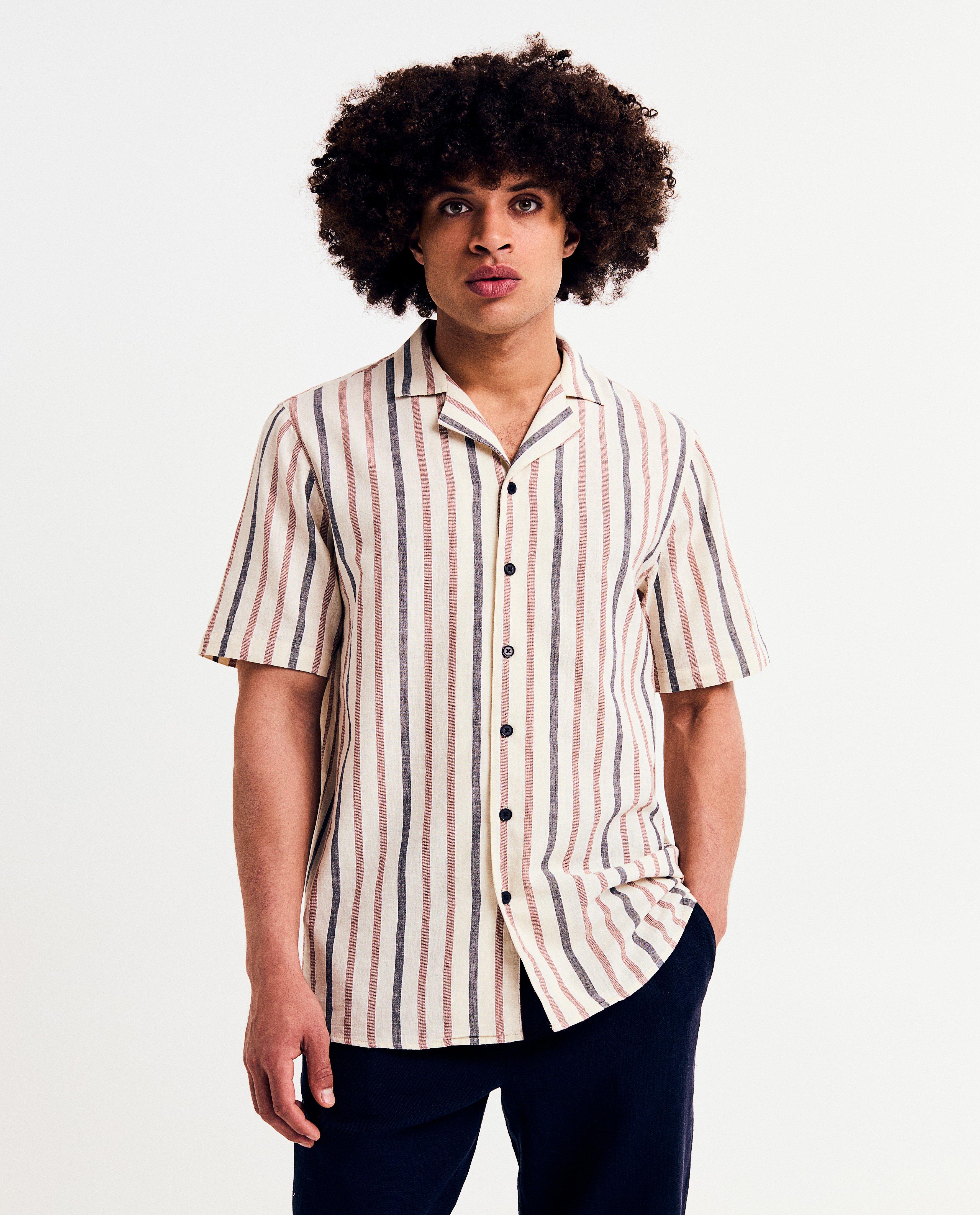Cămașă I AM din bumbac organic, S-XXXL bej deschis