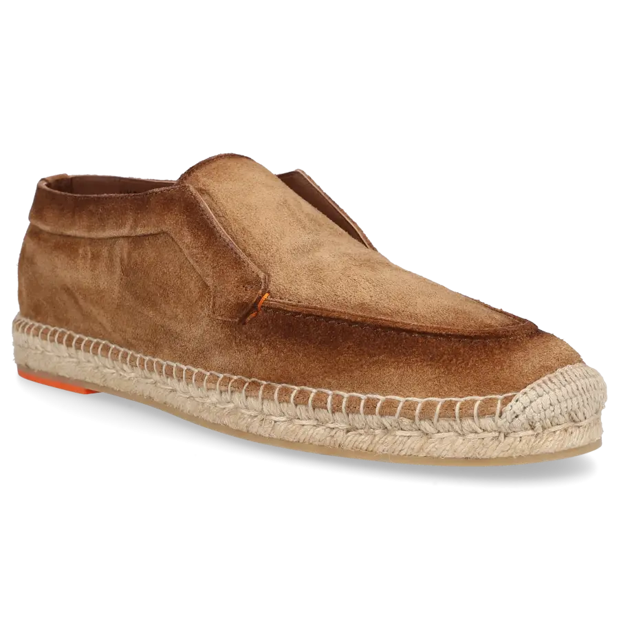 Santoni - Espadrilles 18405 Veloursleder - braun