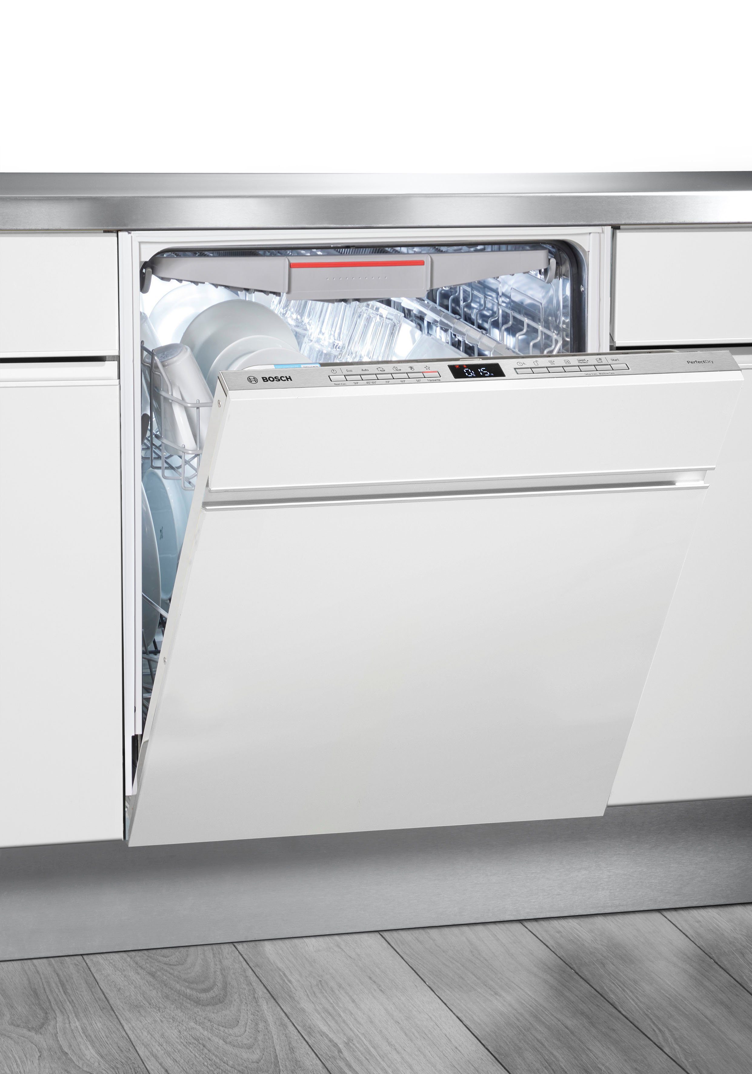 BOSCH vollintegrierbarer Geschirrspüler Serie 6, SMV6ZCX00E, 14 Maßgedecke