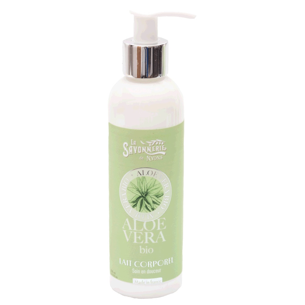 La savonnerie de nyons Lait Corporel à l'Aloe Vera BIO 200ml Lait corps
