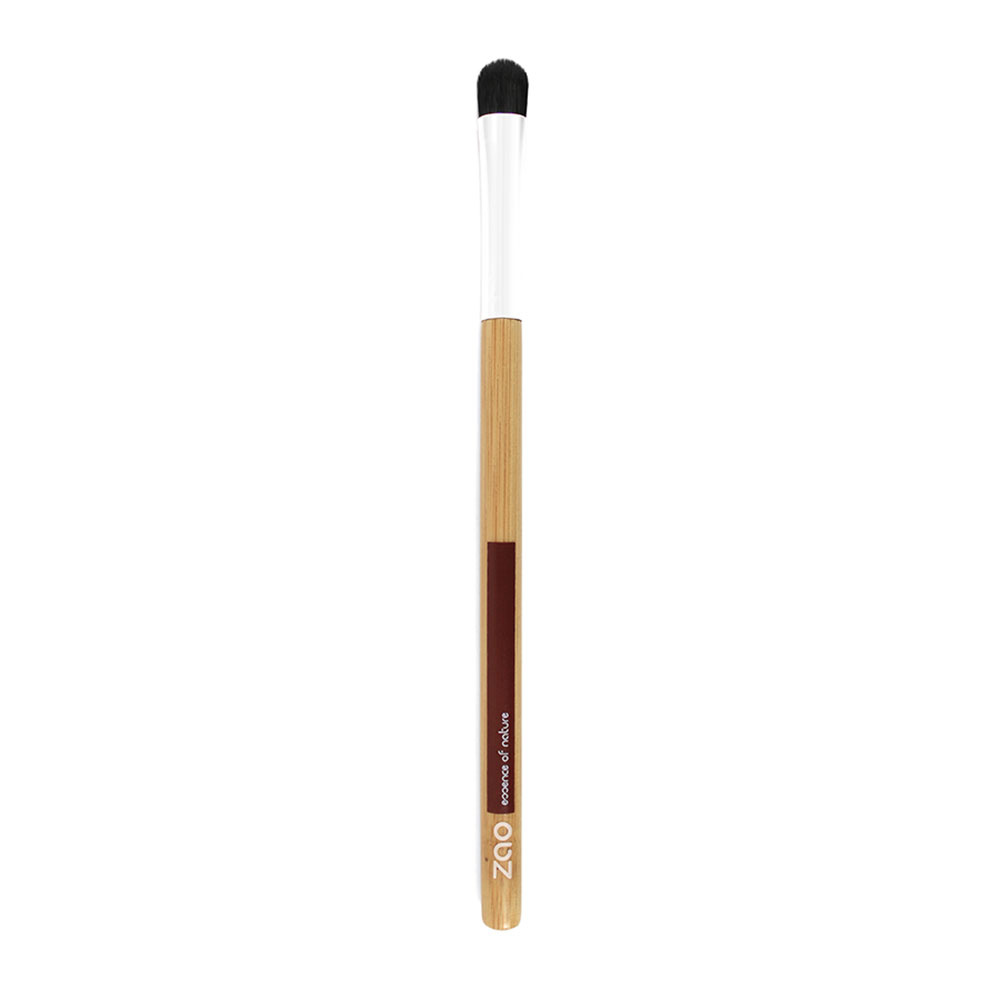 zao essence of nature Pinceau Bambou Langue de chat ZAO Pinceau en bambou et poils synthétiques, Vegan