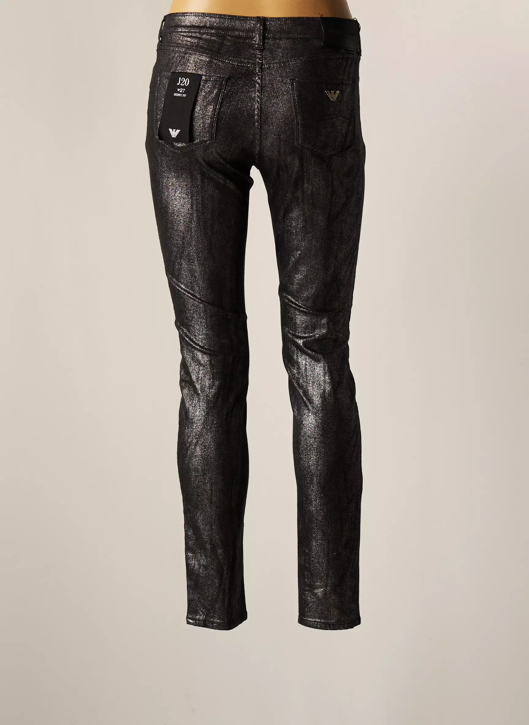 Emporio Armani Pantalons Slim Femme couleur noir