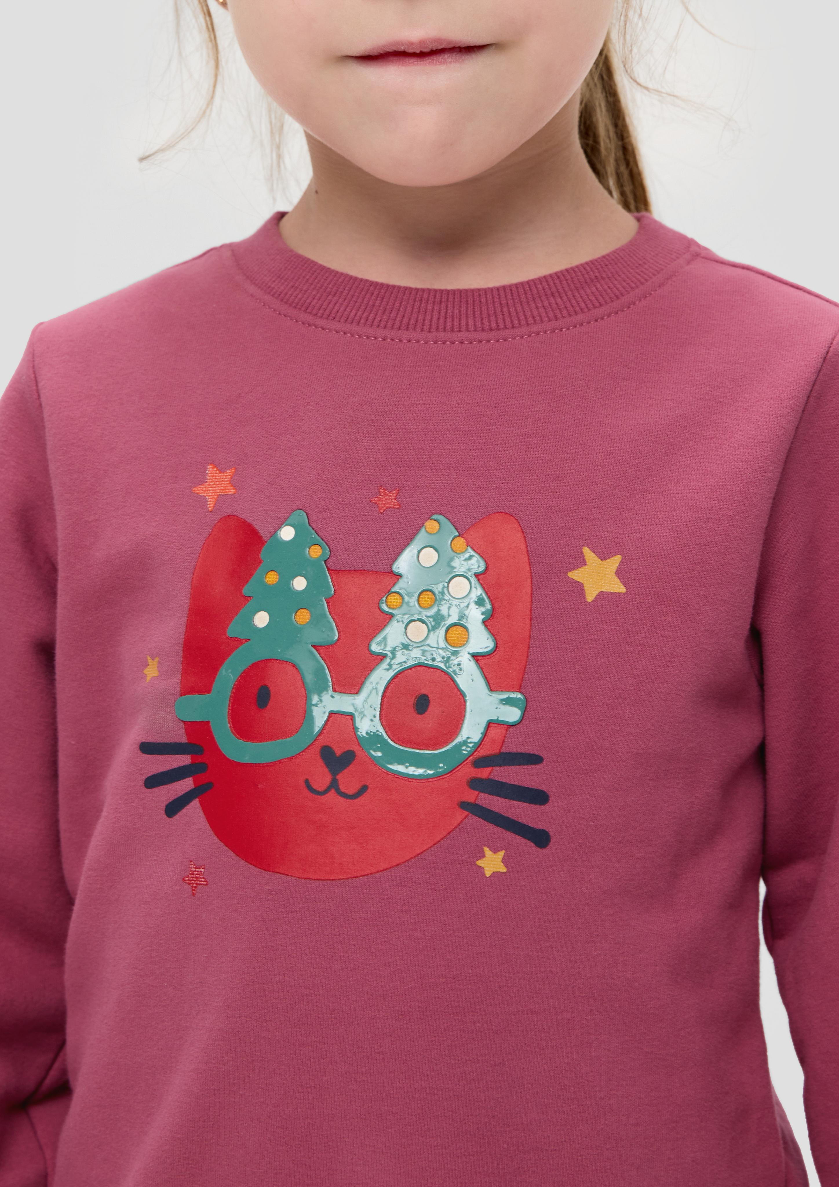 Sweatshirt mit weicher Innenseite  2141188-4592