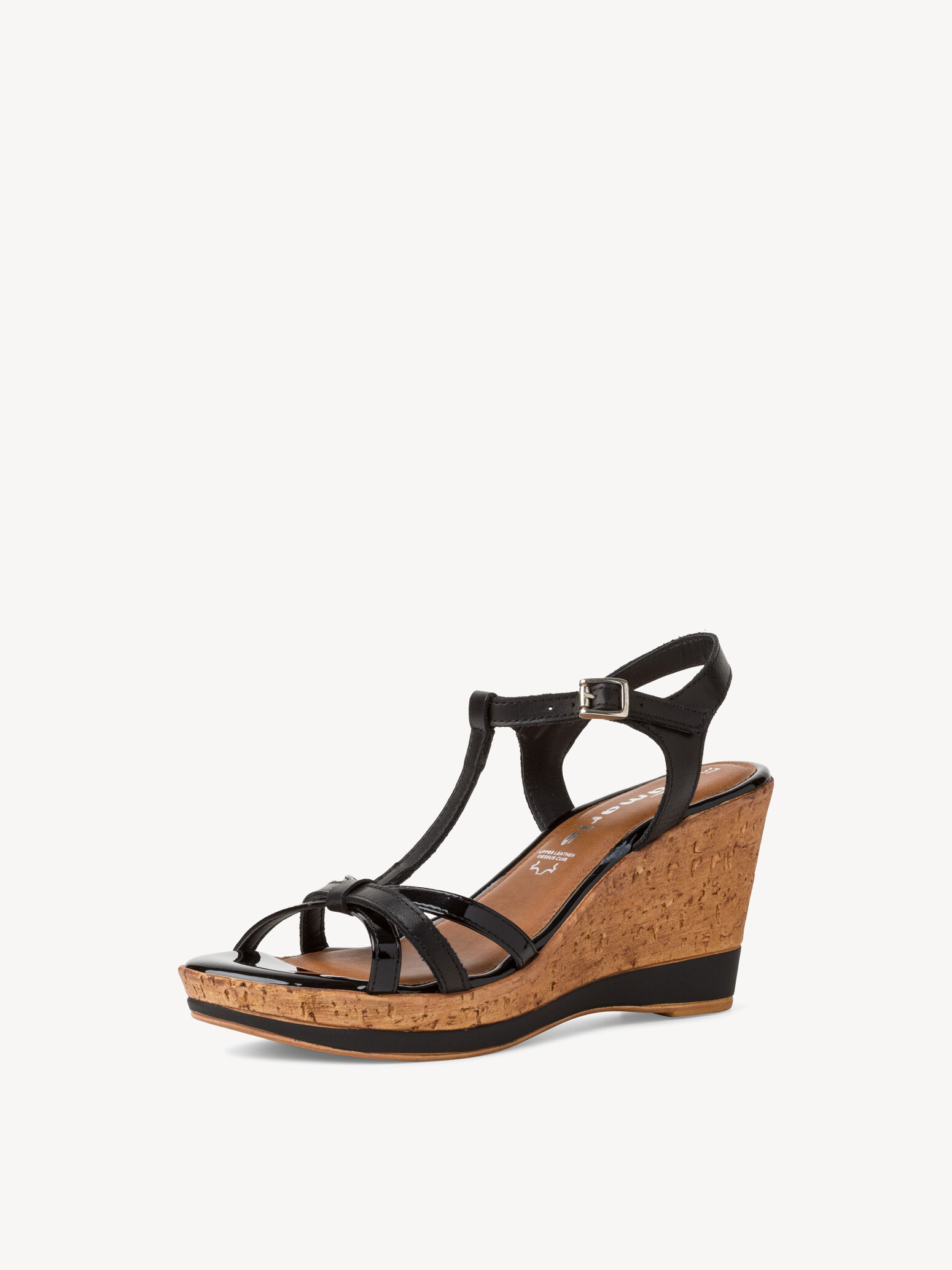 Sandale à talon - noir