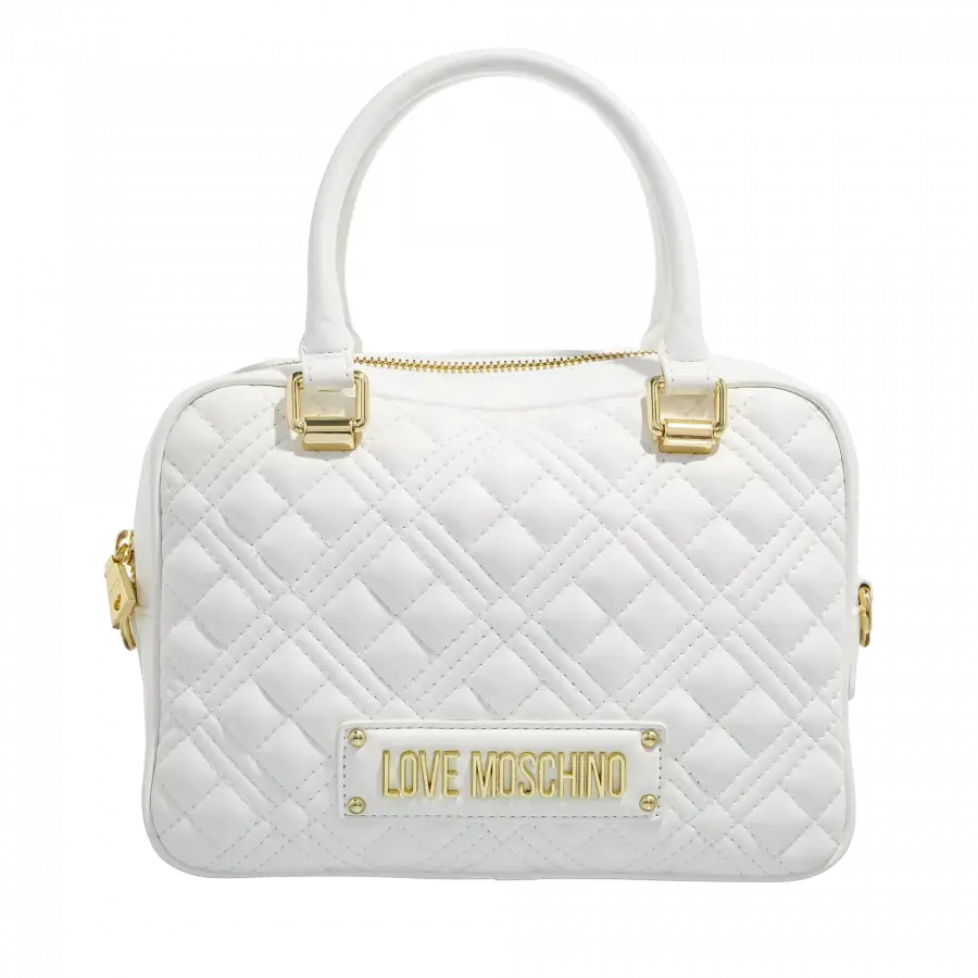 Love Moschino - Love Moschino Handle Bags Kunstleder White - weiß