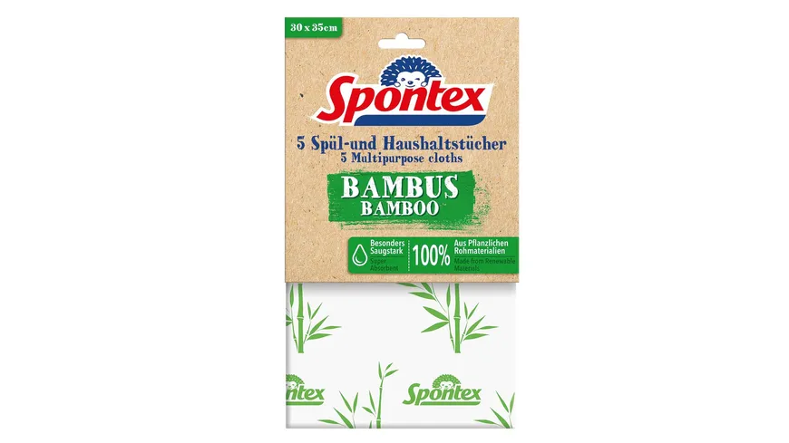 Spontex Spül- und Haushaltstücher Bambus