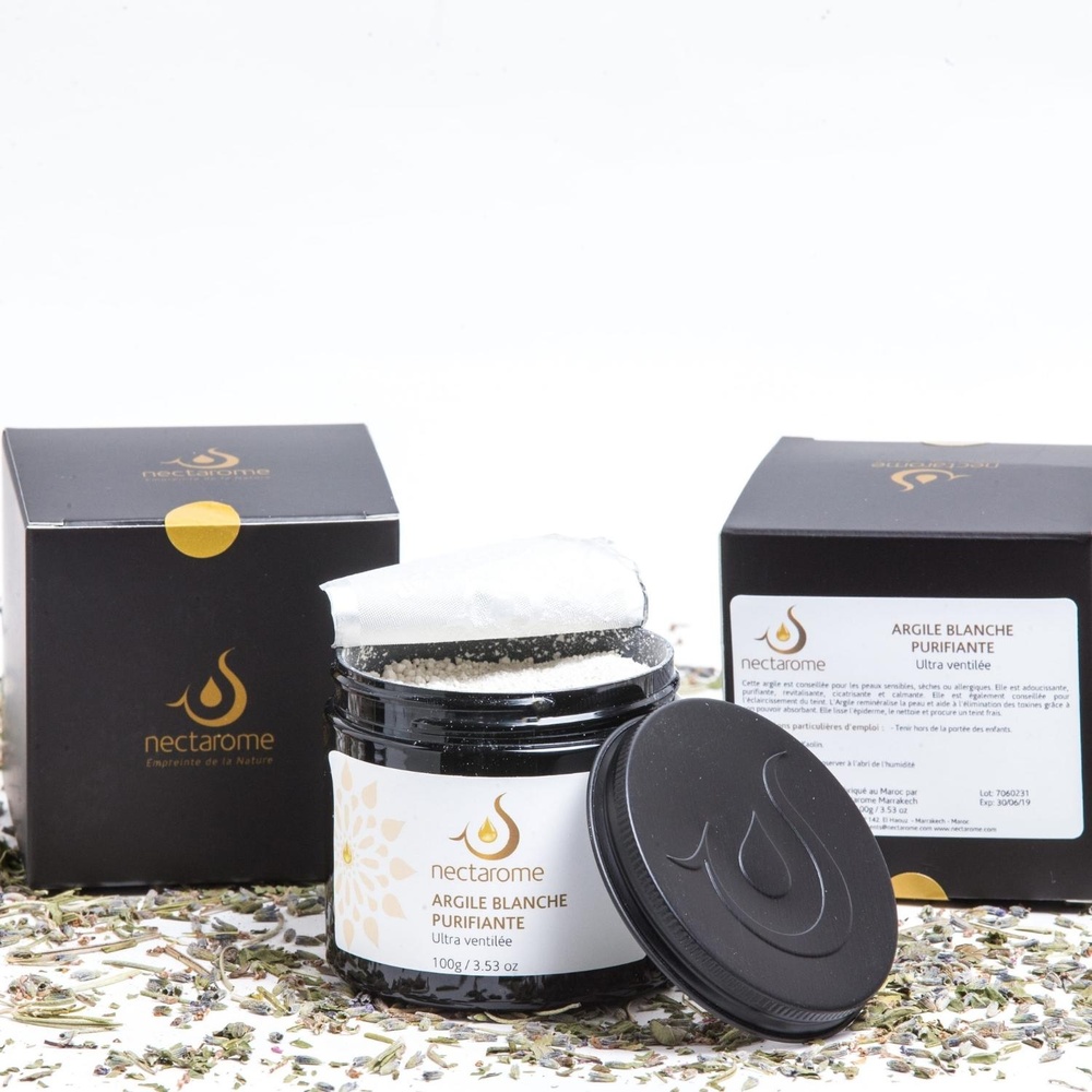 nectarome Argile blanche Masque pour le visage