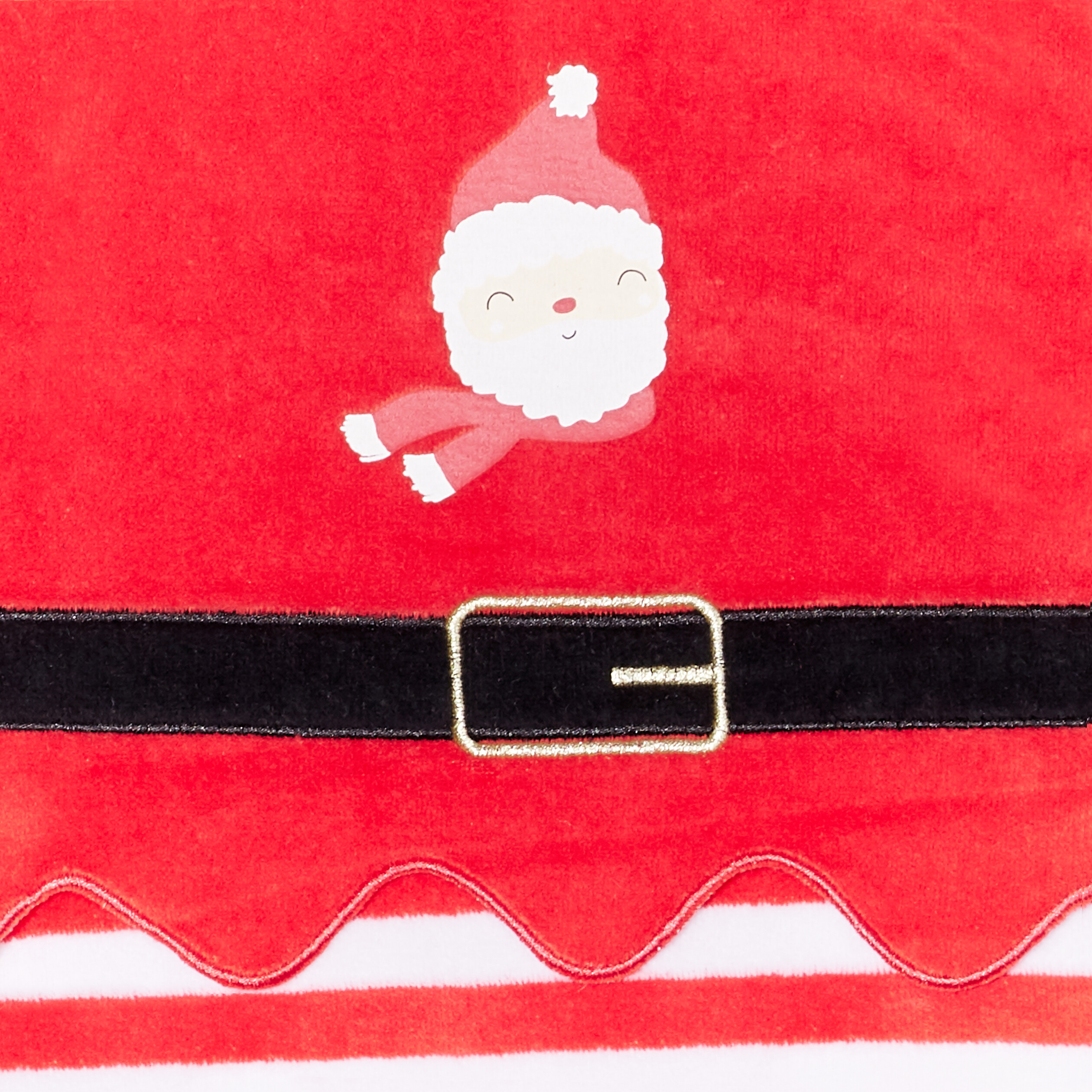Dors-bien Noël manches longues boutonné rouge bébé | La Halle