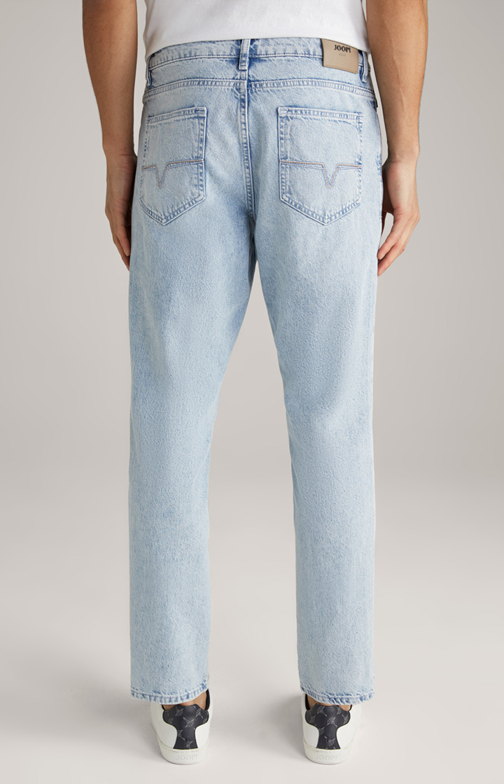 Baumwoll-Jeans in Hellblau